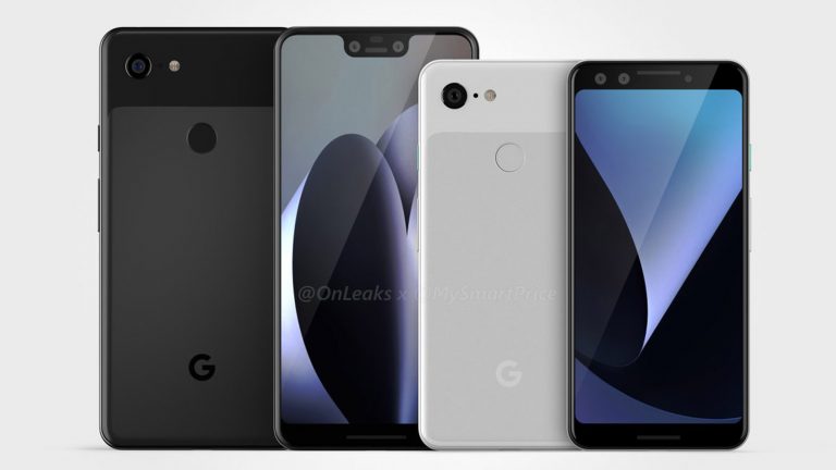Google Pixel 3 und Pixel 3 XL als Renderbilder