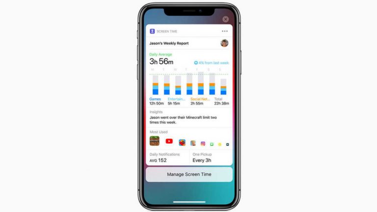 iOS 12: Screenshot Bildschirmzeit iOS 12: Screenshot Bildschirmzeit