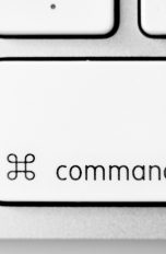 Command-Taste auf einer Mac-Tastatur