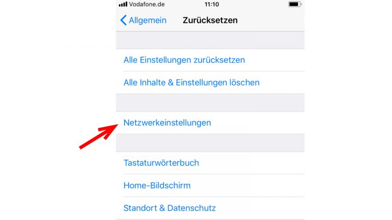 iPhone Netzwerkeinstellungen zurücksetzen iPhone Netzwerkeinstellungen zurücksetzen