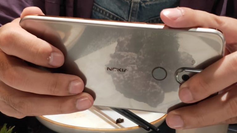 Nokia 7.1 Plus Leakbild in Silber
