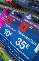 PlayStation-Guthaben mit Karte aufladen
