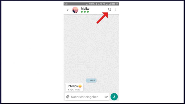 Mit Threema telefonieren per Tipp auf Symbol Mit Threema telefonieren per Tipp auf Symbol