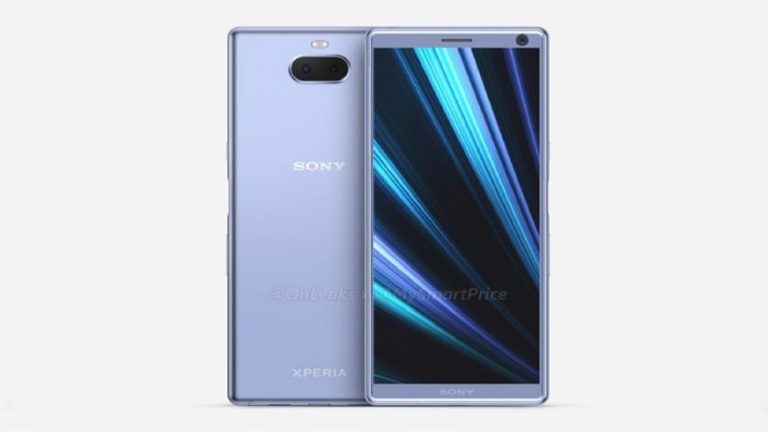 Das Xperia XA3 (Renderbild)