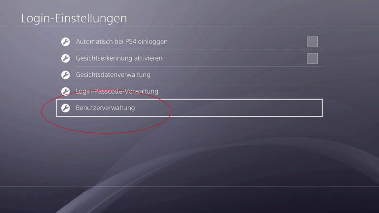 PS4 Benutzer löschen: Kann nur der Admin der Konsole