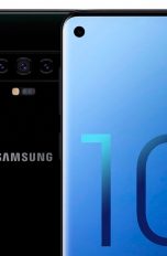 Ein Renderbild des Samsung Galaxy S10.