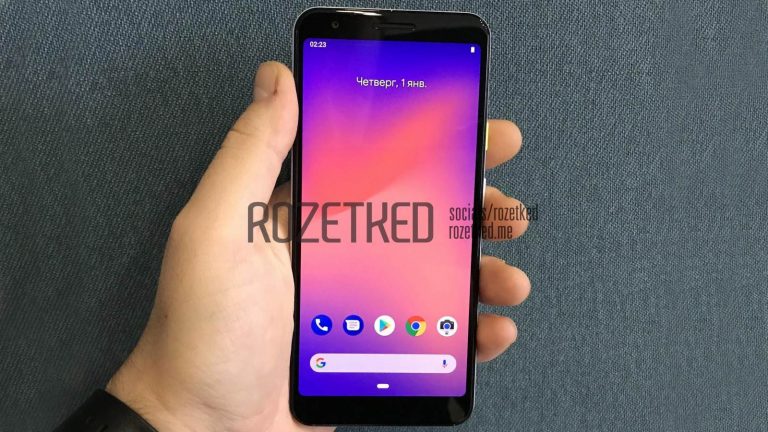 Google Pixel 3 Lite Leakbild
