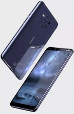 Nokia 9 Renderfotos mit fünffacher Hauptkamera