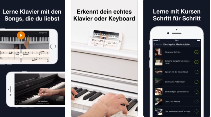 Klavier-App flowkey