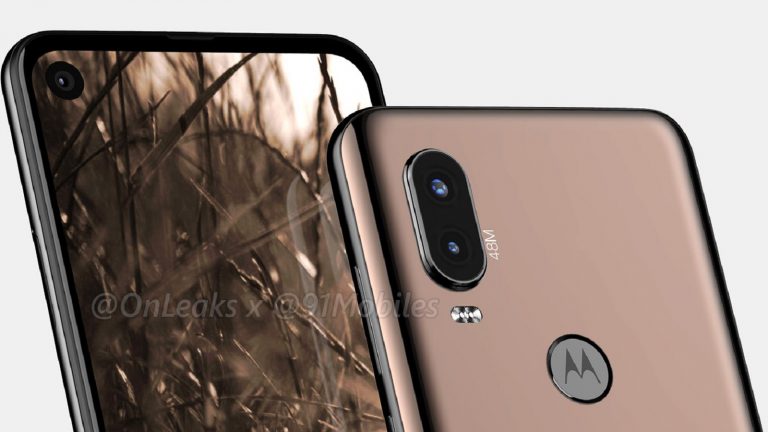 Renderbilder Motorola P40