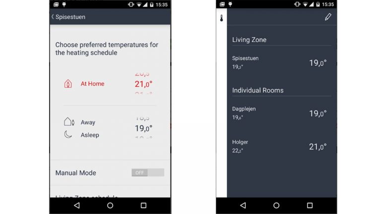 Energiespar-App Danfoss Link Screenshot