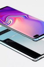 Konzeptfoto von Galaxy S10 mit Dual-Selfie-Kamera