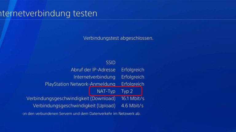 Internetverbindung an PS4 testen um NAT-Typ zu erfahren Internetverbindung an PS4 testen um NAT-Typ zu erfahren