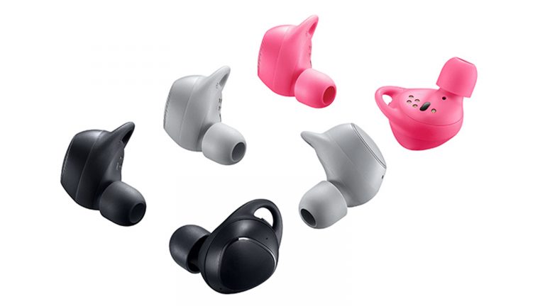 Samsung Gear IconX in schwarz, weiß und rosa