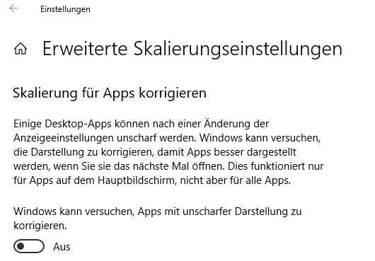Windows 10 Schrift unscharf: Lösung für unscharfe Apps