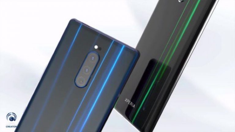 Renderbilder Sony Xperia XZ4