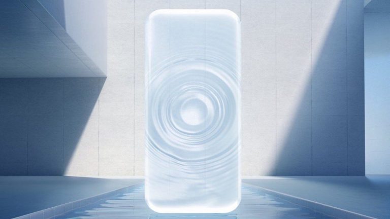 Vivo APEX Teaserbild mit Wassertropfen