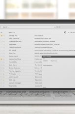 Windows 10 Schrift unscharf: Laptop-Bildschirm zeigt E-Mails