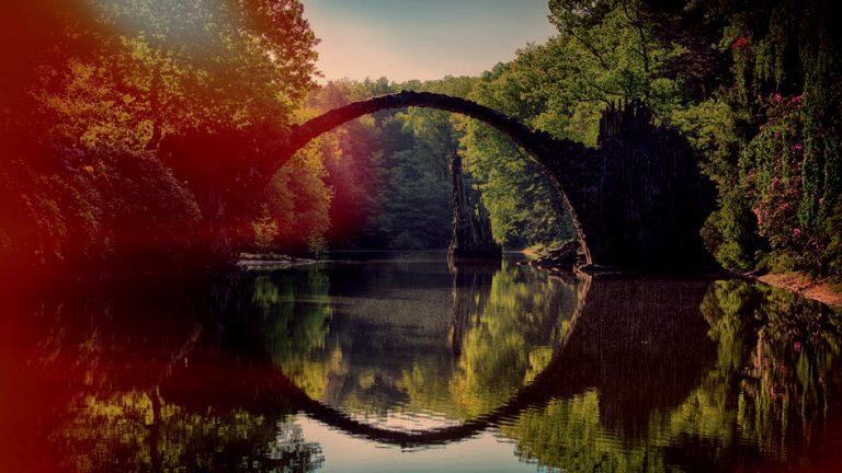 Mit Pixlr Express Foto von Natur und Brücke bearbeiten Mit Pixlr Express Foto von Natur und Brücke bearbeiten