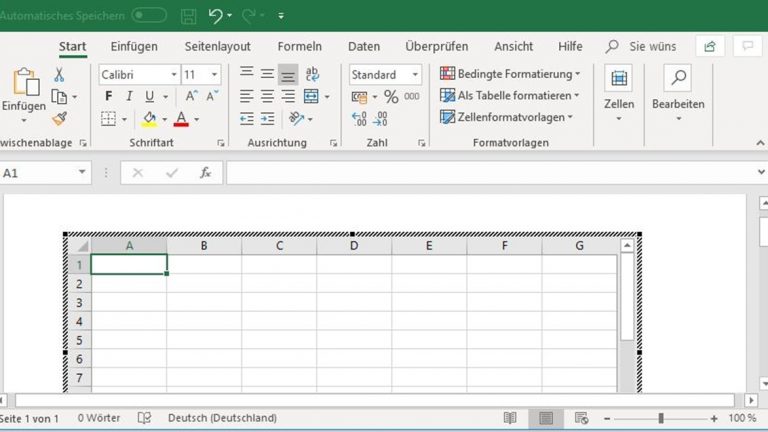 Excel-Tabelle in Word einfügen: Tabelle bearbeiten Excel-Tabelle in Word einfügen: Tabelle bearbeiten