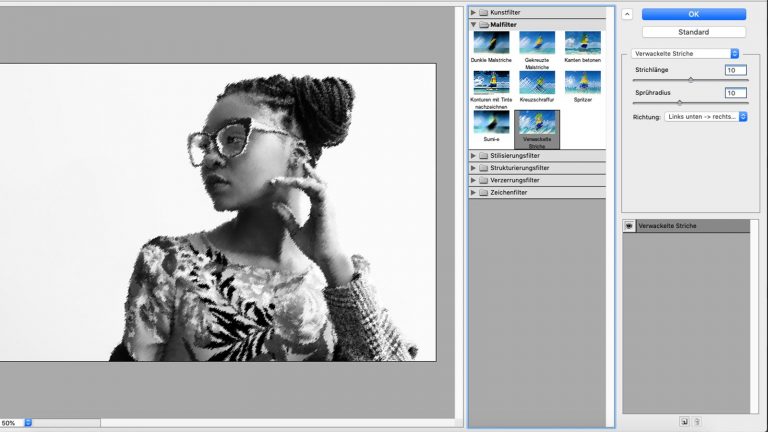 Bild mit Фильтры bei Photoshop stilisieren