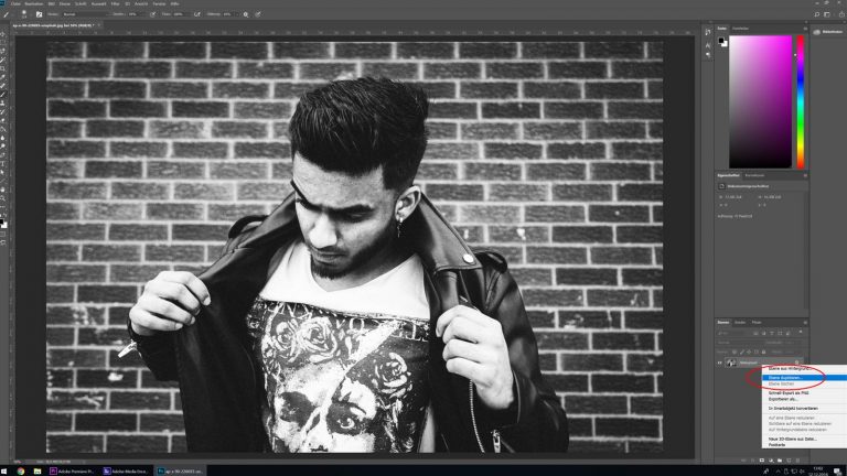 Ebene in Photoshop duplizieren