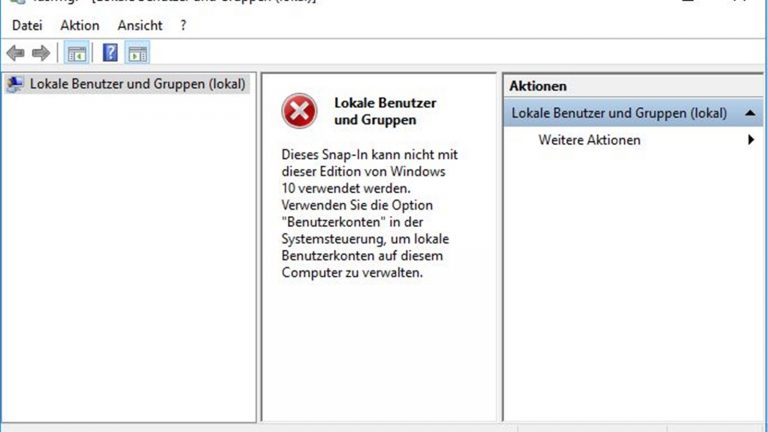 Windows-10-Gastkonto: Fehlermeldung beim Aktivieren des Gastkontos Windows-10-Gastkonto: Fehlermeldung beim Aktivieren des Gastkontos