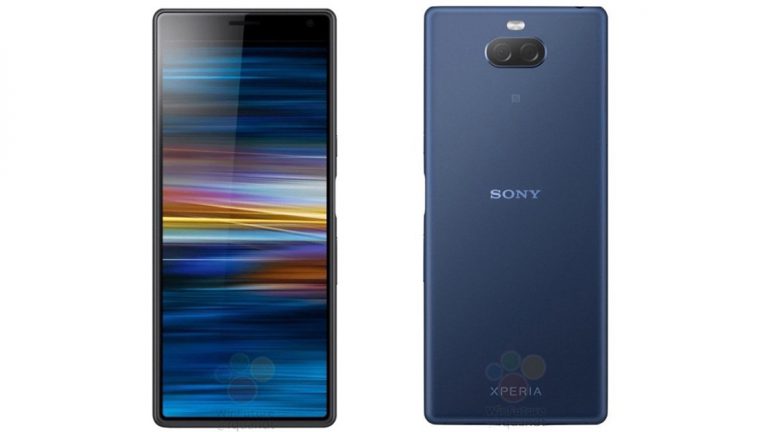 Sony XA3 Renderfotos von vorn und hinten