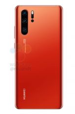 Renderbilder Huawei P30 orange