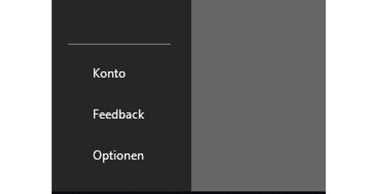 Word-Menü Optionen Word-Menü Optionen