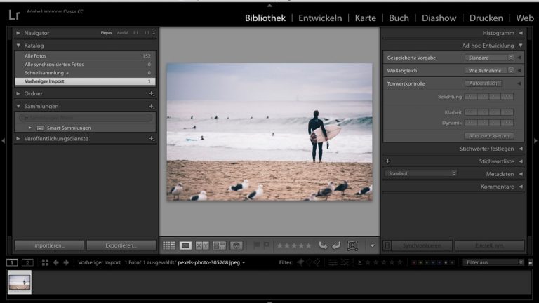 Lightroom Shortcut: Zoomen Fotos in Lightroom zoomen