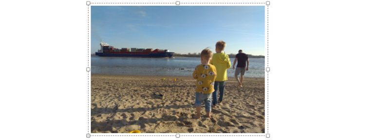 OneNote Foto mit Bearbeitungsrahmen OneNote Foto mit Bearbeitungsrahmen