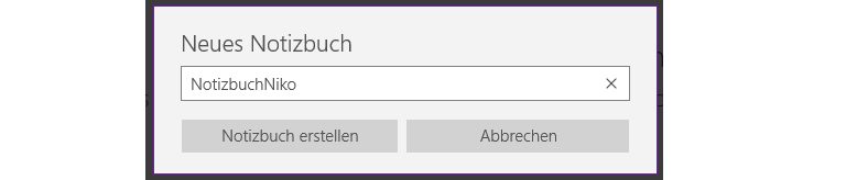 OneNote-Fenster Notizbuch erstellen OneNote-Fenster Notizbuch erstellen