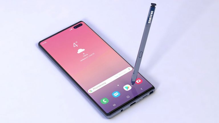 Samsung Galaxy Note 10 Renderfotos