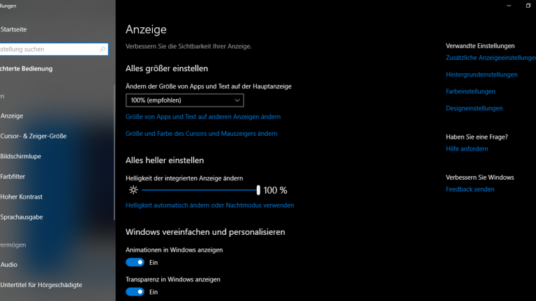 Fenster des Hilfsprogramm-Managers unter Windows 10 Fenster des Hilfsprogramm-Managers unter Windows 10