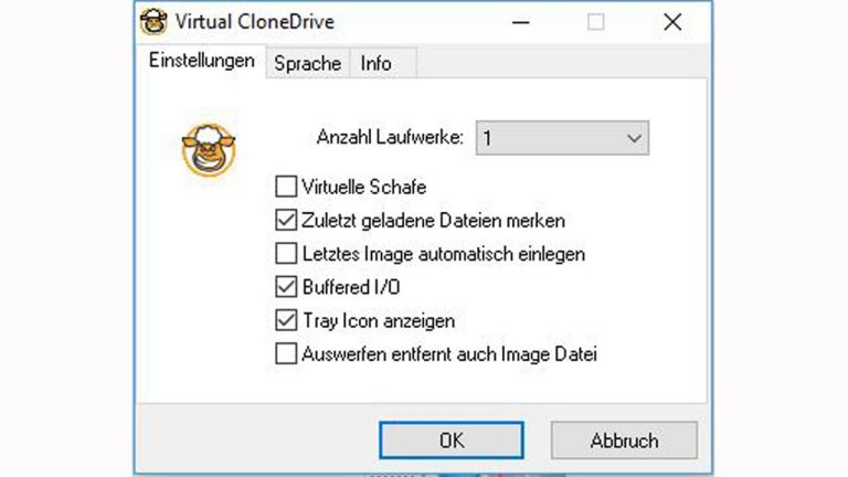 Virtuelles Laufwerk bei Windows 10 mit Virtual CloneDrive erstellen Virtuelles Laufwerk verwenden mit Virtual CloneDrive
