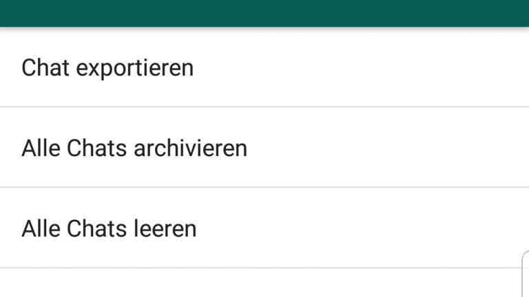 Chats archivieren bei WhatsApp Chats archivieren bei WhatsApp