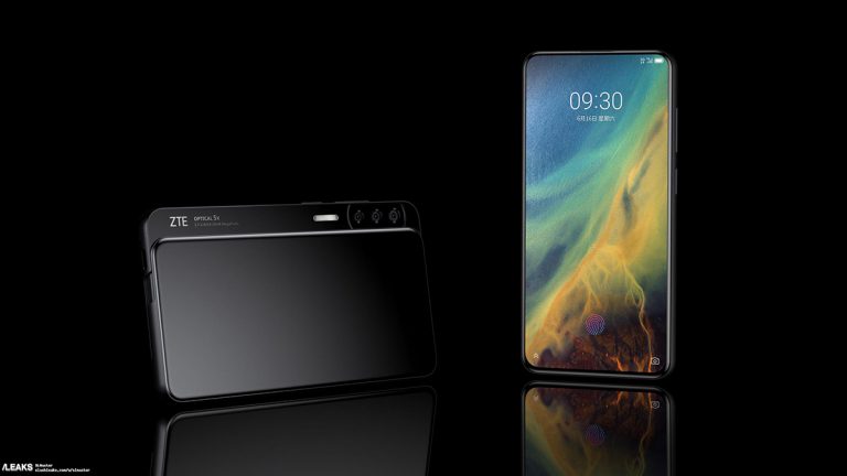 ZTE Axon S Renderbilder mit seitlicher Slide-Kamera