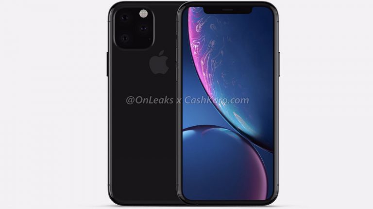 Renderbild iPhone 11 Vor- und Rückseite