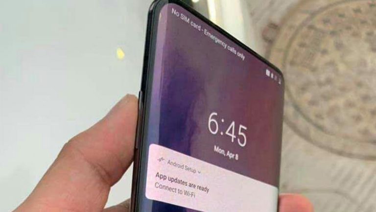 OnePlus 7 Pro Leakbild mit Edge-to-Edge-Fullscreen