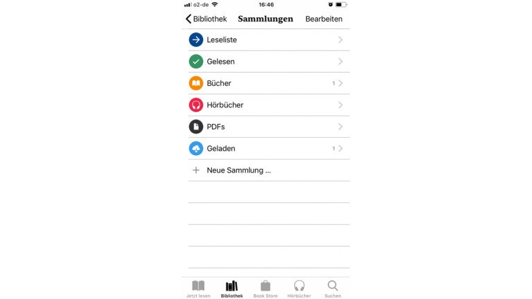 Apple Books_Sammlungen Apple Books Sammlungen
