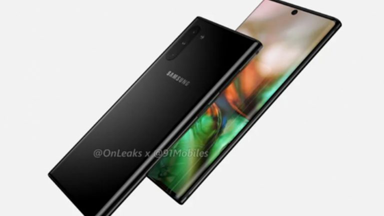 Galaxy Note10 Renderbild