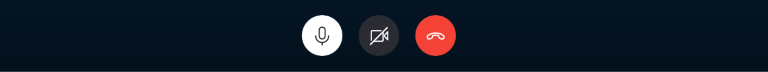 Skype Screen Sharing: Bildschirm teilen Button zum Teilen des Bildschirms unten rechts im Konversationsfenster