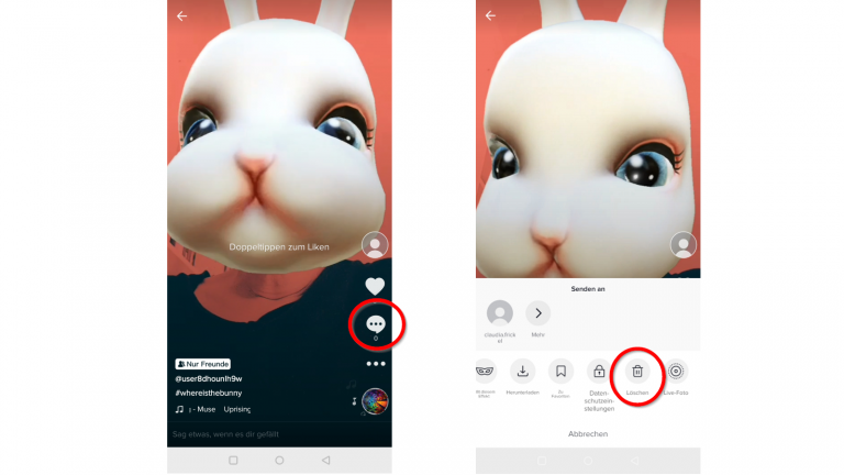 TikTok Account löschen - Video löschen TikTok-Video löschen