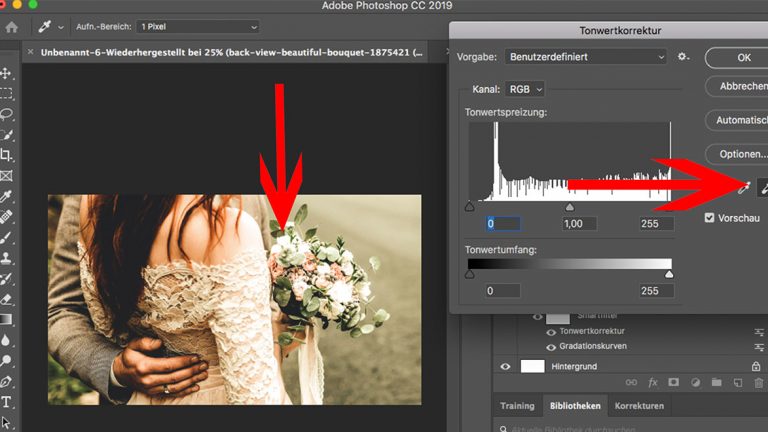 Weißabgleich: Was ist das? Photoshop: Weißabgleich mit Pipette