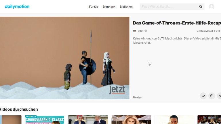 Youtube-Alternativen: Dailymotion DailyMotion Videoportal als YouTube-Alternative