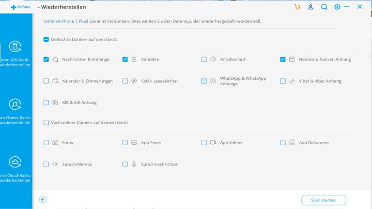 iPhone-Daten wiederherstellen mit dr.fone Toolkit iPhone-Daten wiederherstellen mit dr.fone Toolkit
