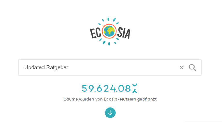 Gut für die Umwelt: Эко-товар im Internet surfen mit Ecosia Gut für die Umwelt: Эко-товар im Internet surfen mit Ecosia
