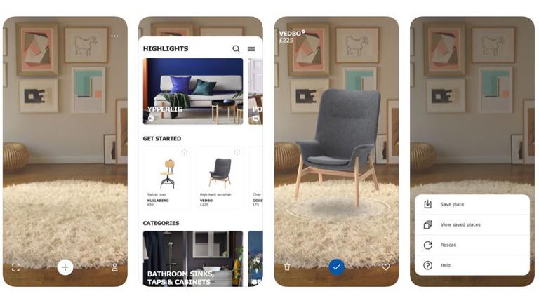 Ikea Place hilft beim Einrichten – mit Augmented Reality Ikea Place hilft beim Einrichten – mit Augmented Reality