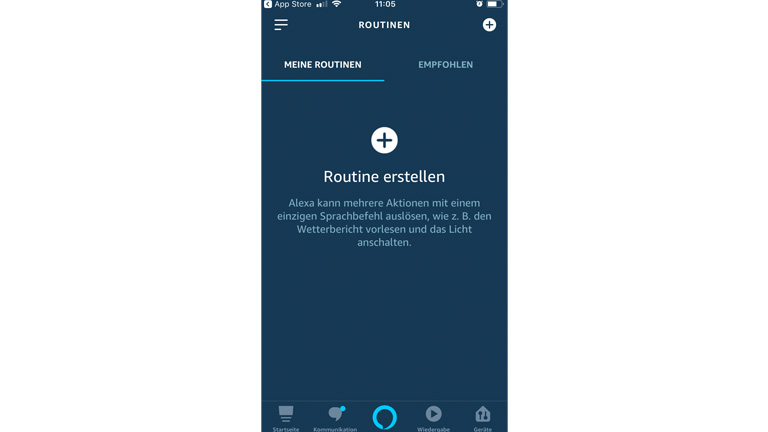 Routinen erstellen in der “Alexa”-App Routinen erstellen in der “Alexa”-App